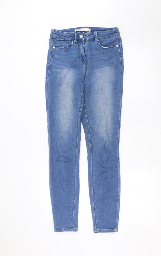 NEXT Womens Blue   Skinny Jeans Size 8 L27 in