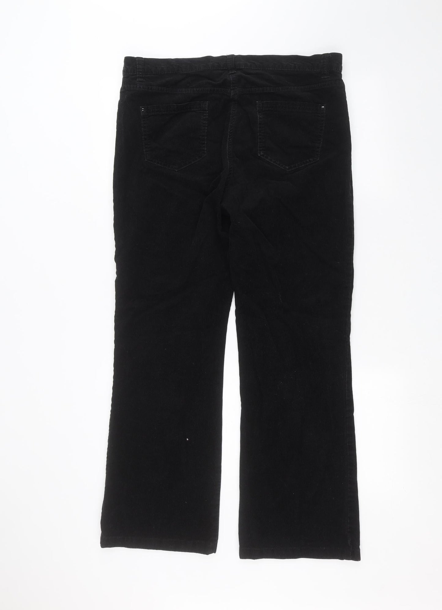 Womens UK Size 36 in Preworn Regular Fit Straight Black Jeans