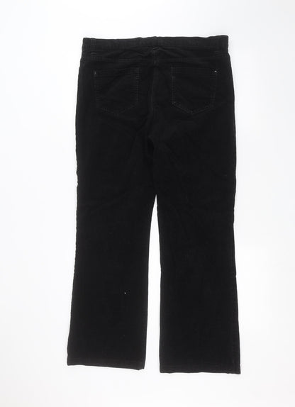 Womens UK Size 36 in Preworn Regular Fit Straight Black Jeans
