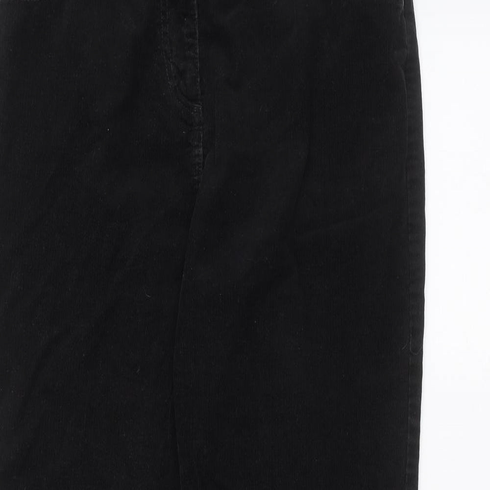 Womens UK Size 36 in Preworn Regular Fit Straight Black Jeans