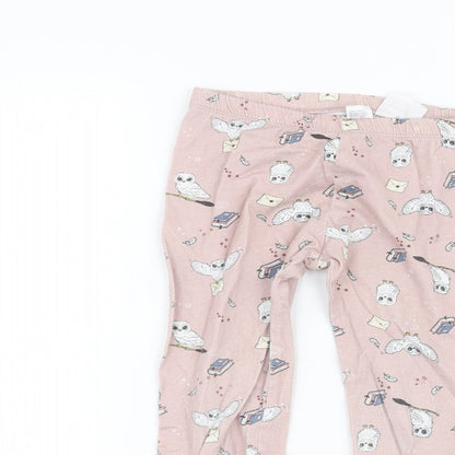 H&M Girls Pink   Sweatpants Trousers Size 3-4 Years