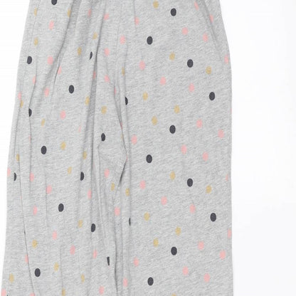 Womens UK Size S Marks and Spencer Regular Fit Sweatpants Grey Trousers