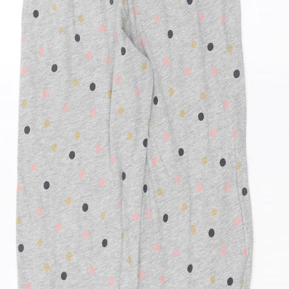 Womens UK Size S Marks and Spencer Regular Fit Sweatpants Grey Trousers