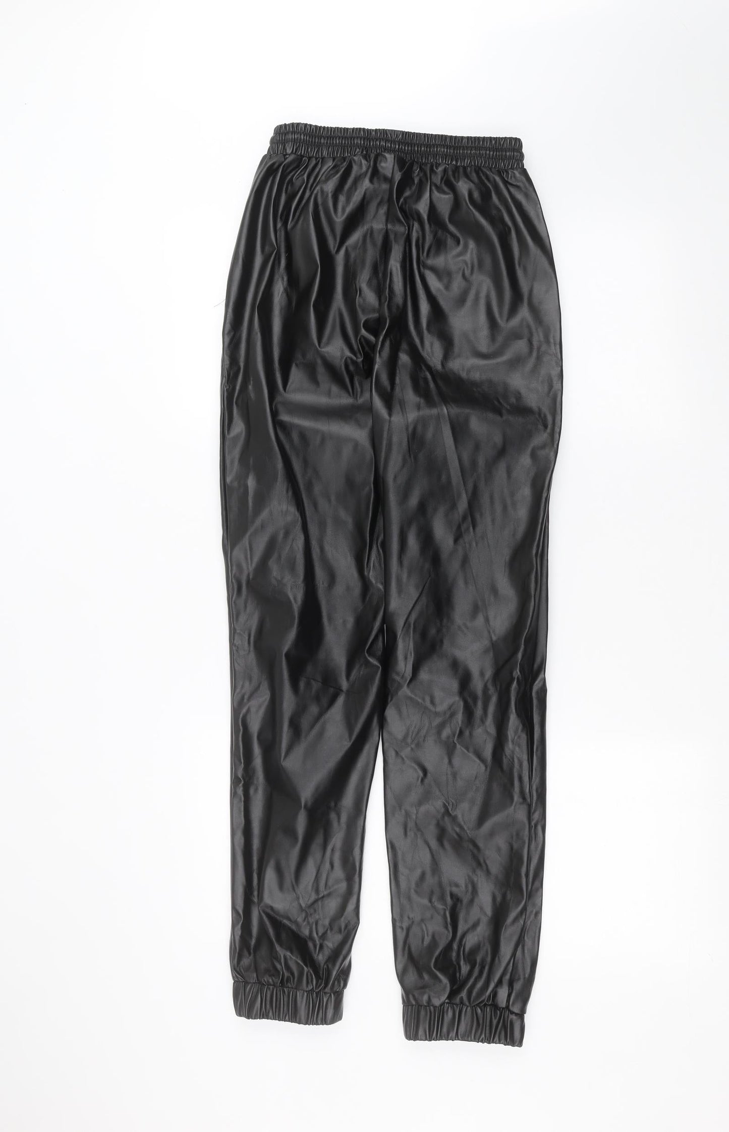 Womens UK Size 6 Missguided Regular Fit  Black Trousers