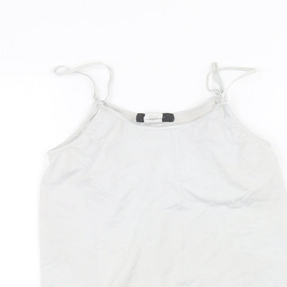 Womens UK Size S Atmosphere Grey Basic T-Shirt