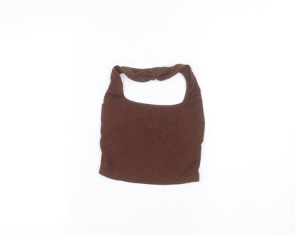 SheIn Womens Brown   Basic T-Shirt Size XS