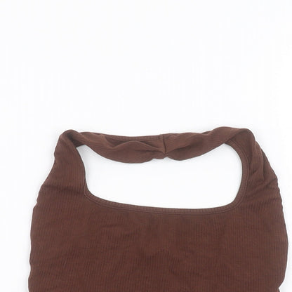 SheIn Womens Brown   Basic T-Shirt Size XS