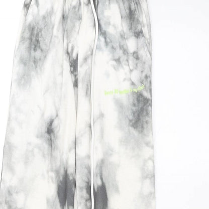 SheIn Womens White   Sweatpants Trousers Size XS L24 in