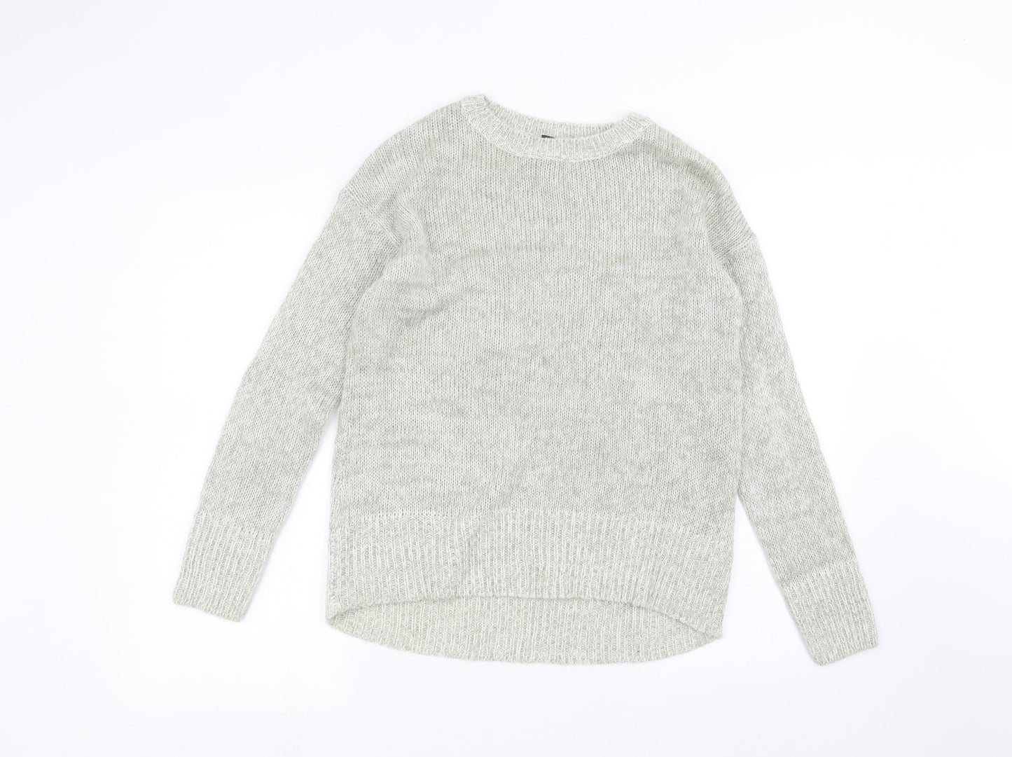 Womens UK Size S New Look White Pullover Jumper