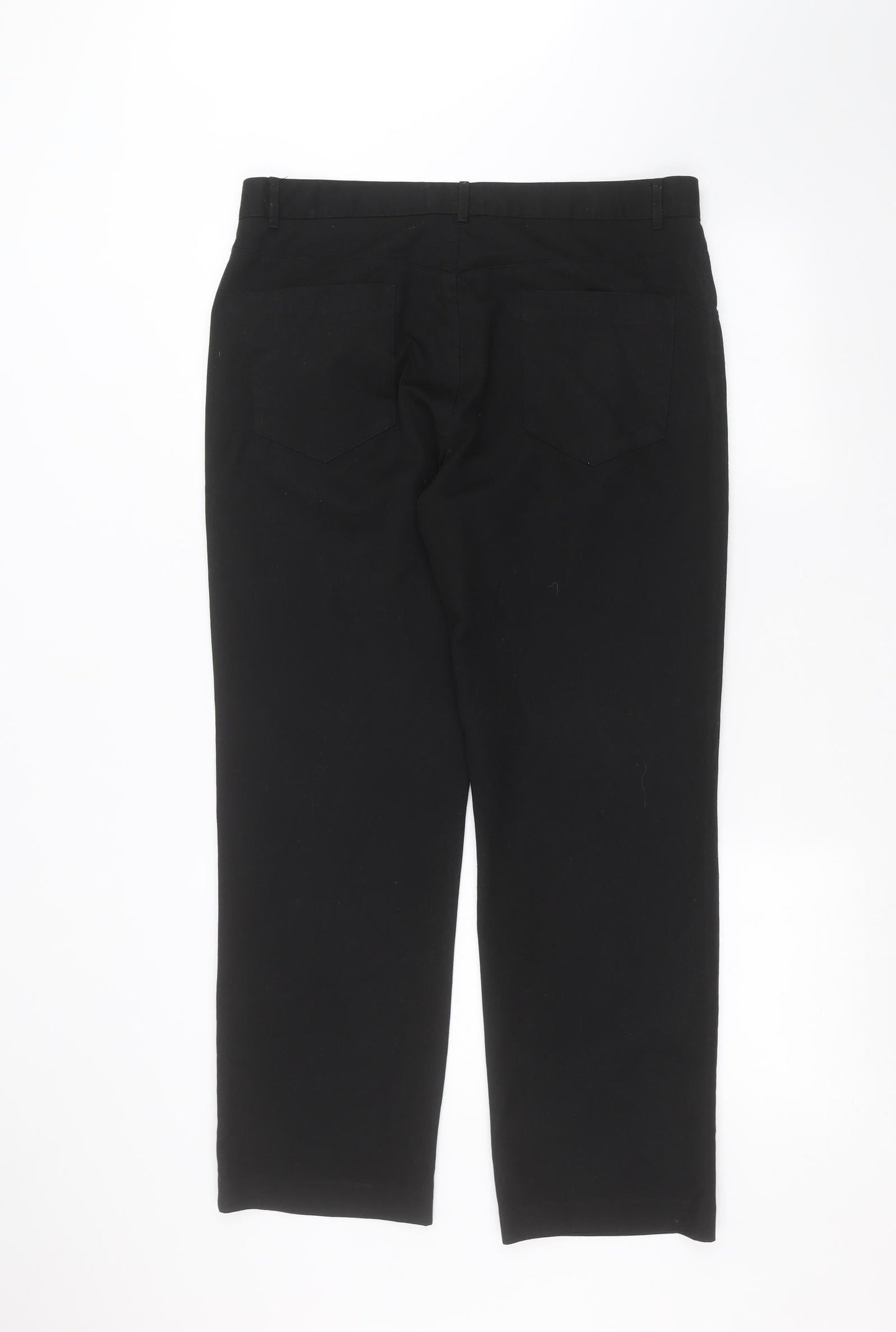 Tailor & Cutter Mens Black   Dress Pants Trousers Size 34 in L29 in