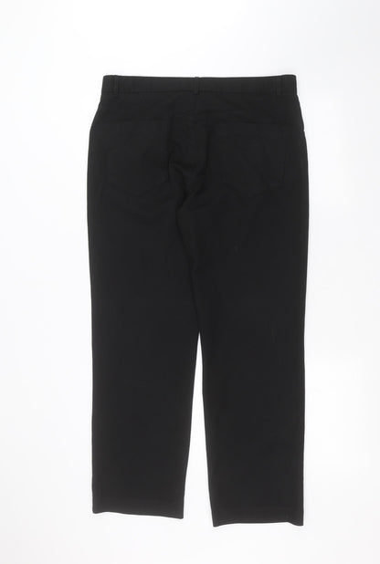 Tailor & Cutter Mens Black   Dress Pants Trousers Size 34 in L29 in