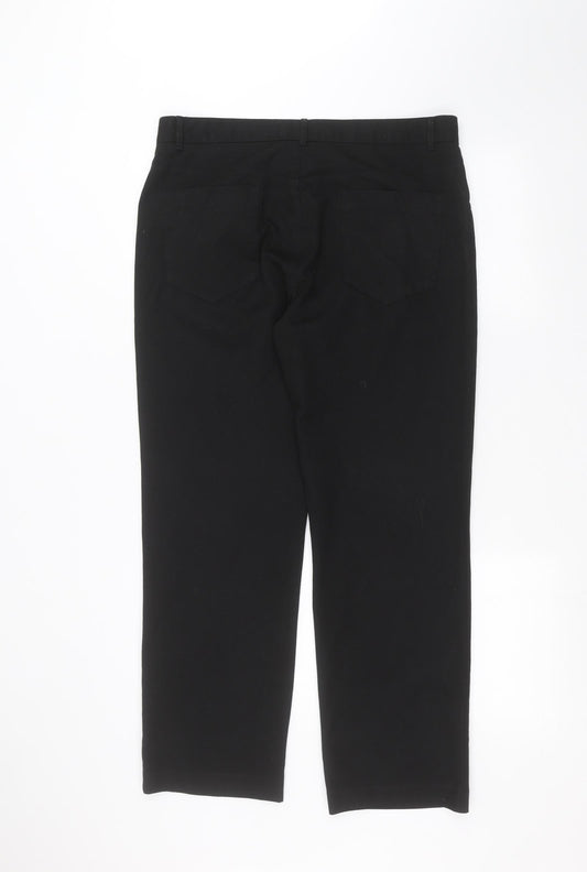 Tailor & Cutter Mens Black   Dress Pants Trousers Size 34 in L29 in