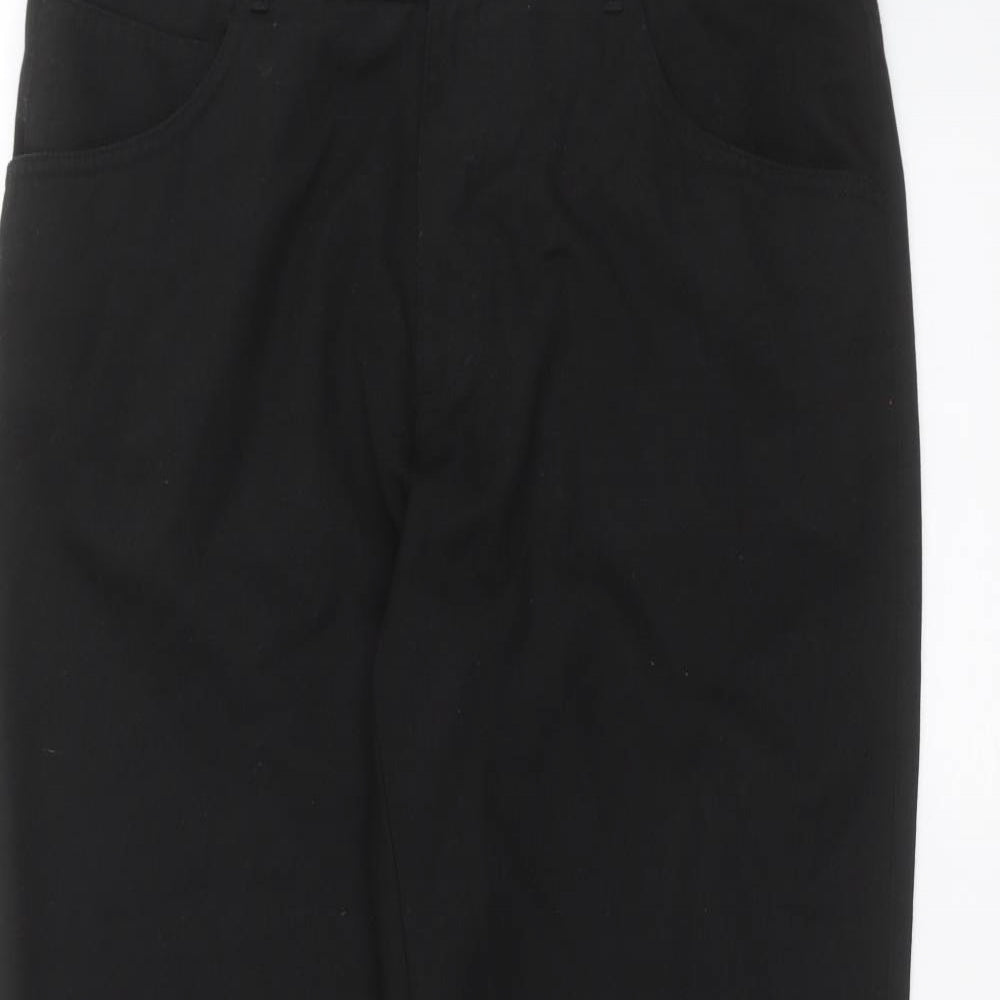 Tailor & Cutter Mens Black   Dress Pants Trousers Size 34 in L29 in