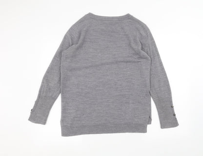 Primark Womens Grey   Pullover Jumper Size S