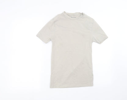 Womens UK Size XS River Island Brown Basic T-Shirt