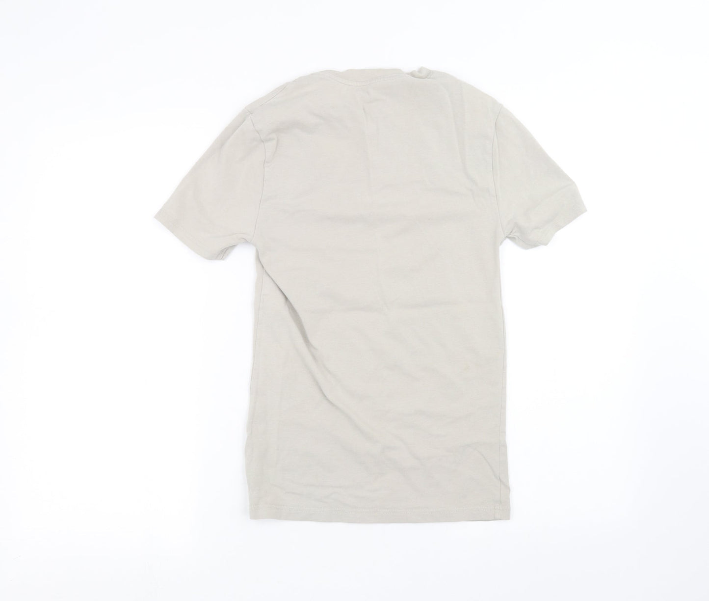 Womens UK Size XS River Island Brown Basic T-Shirt