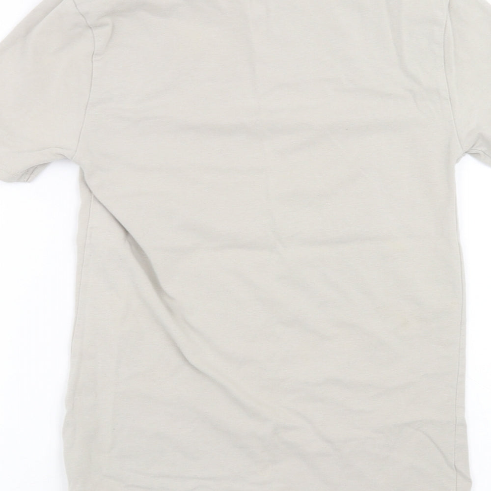 Womens UK Size XS River Island Brown Basic T-Shirt