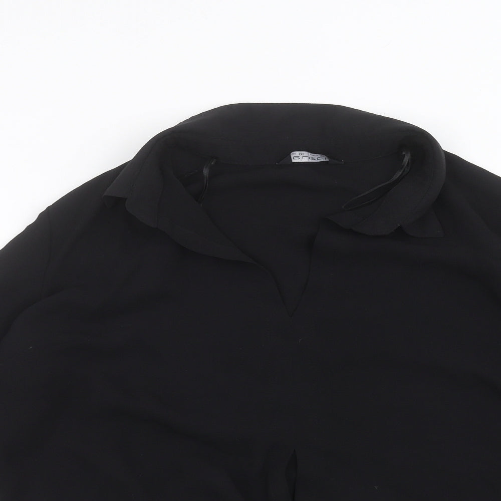 Womens UK Size 10 Select Black Basic T-Shirt