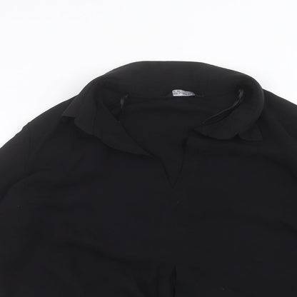 Womens UK Size 10 Select Black Basic T-Shirt