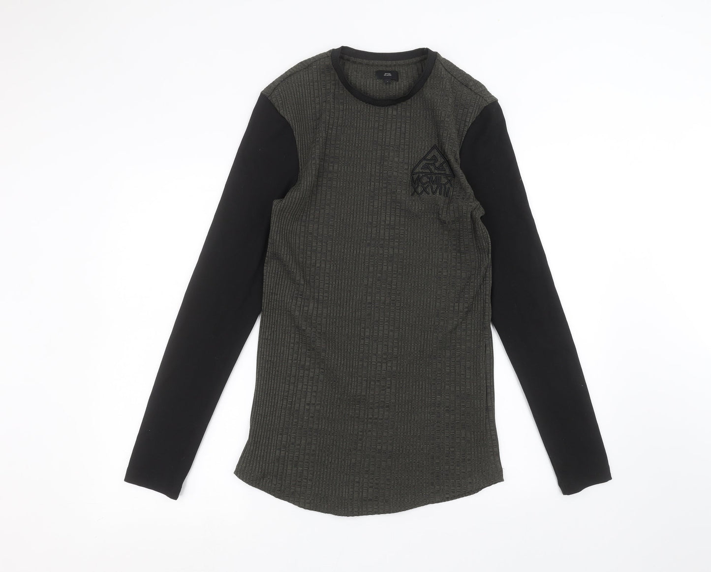 River Island Mens Green   Pullover Jumper Size S