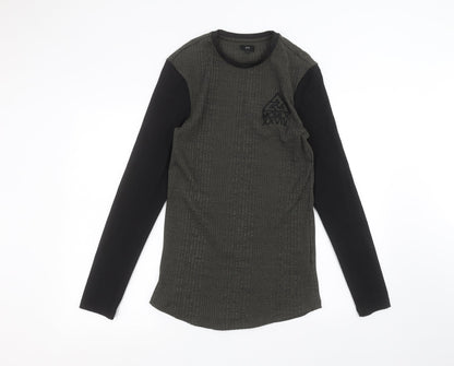 River Island Mens Green   Pullover Jumper Size S