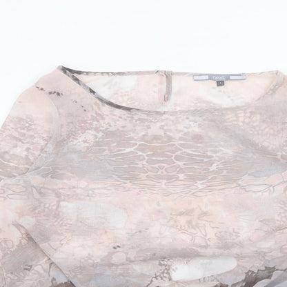 Womens UK Size 6 NEXT Pink Basic Blouse