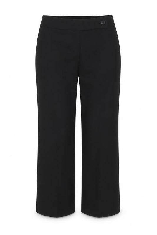 Womens UK Size 14 Etam Regular Fit  Black Trousers