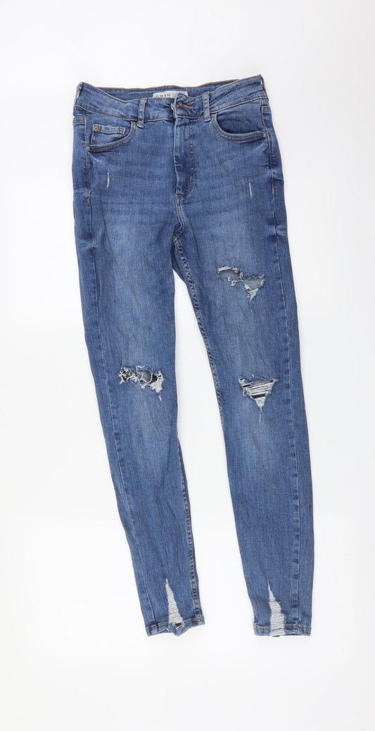 DENIM CO Womens Blue   Skinny Jeans Size 10 L28 in
