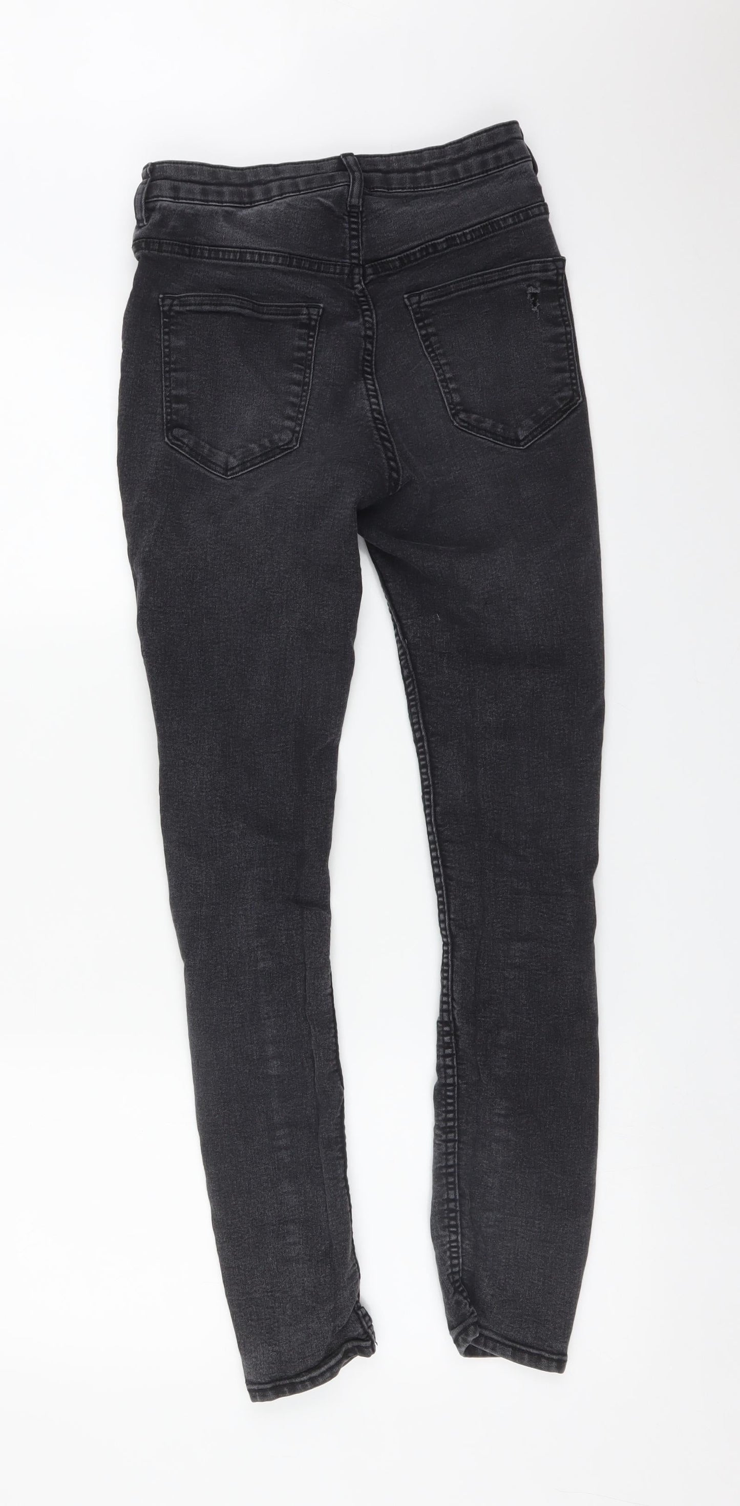 Womens UK Size 8 H&M Regular Fit Skinny Black Jeans