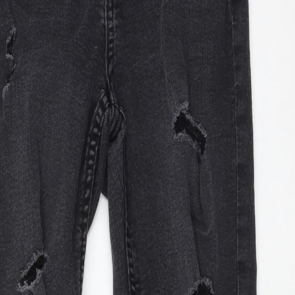 Womens UK Size 8 H&M Regular Fit Skinny Black Jeans
