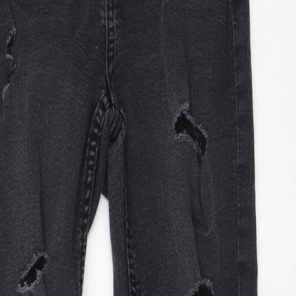 Womens UK Size 8 H&M Regular Fit Skinny Black Jeans