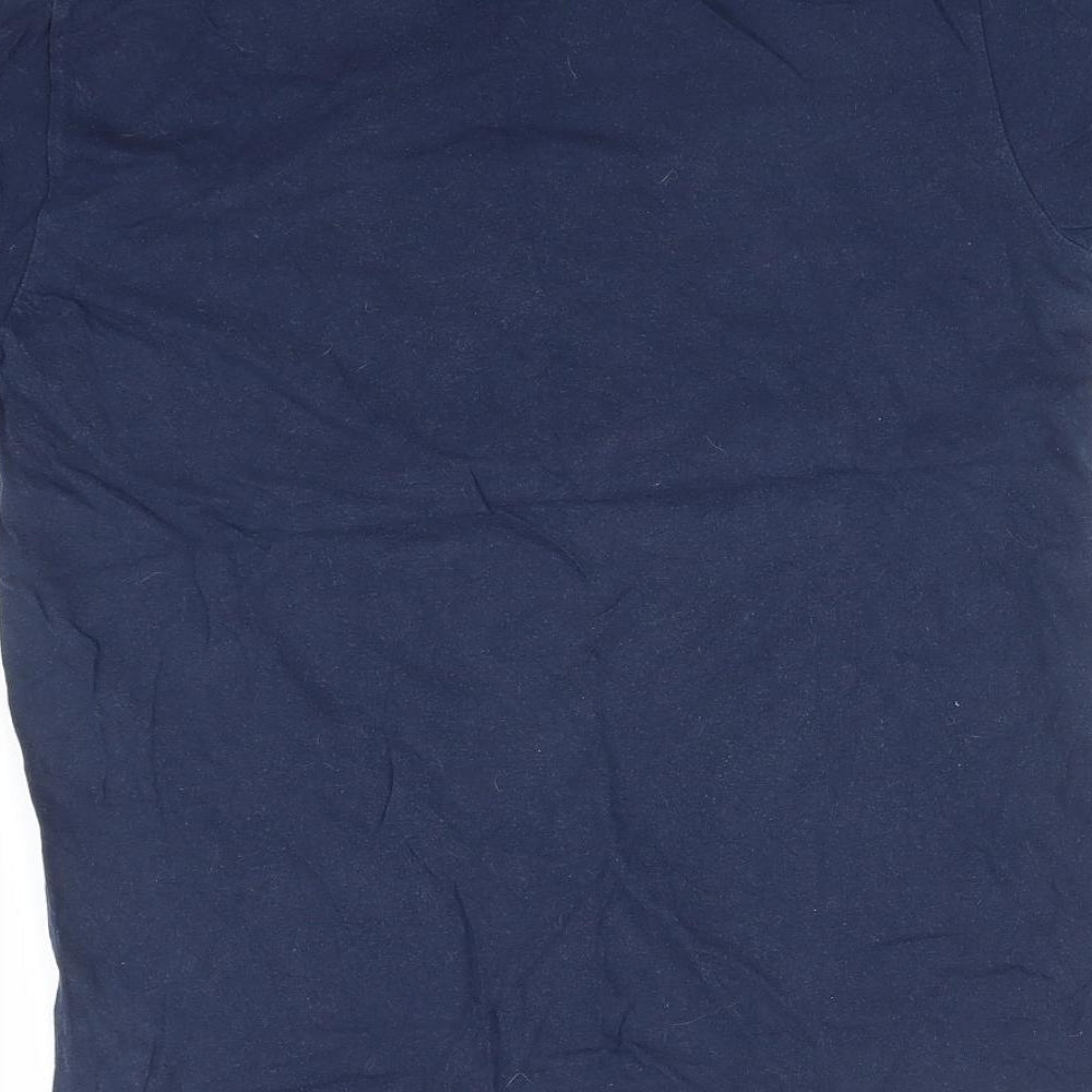 Mens UK Size S Gildan Blue  T-Shirt