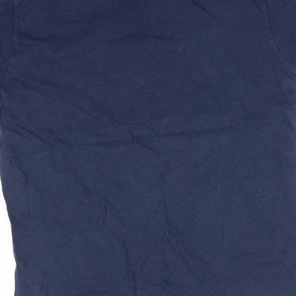 Mens UK Size S Gildan Blue  T-Shirt
