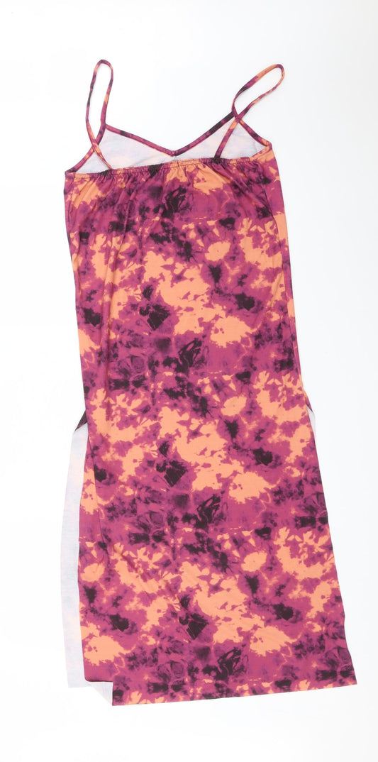 PRETTYLITTLETHING Womens Multicoloured Tie Dye  Bodycon  Size 10