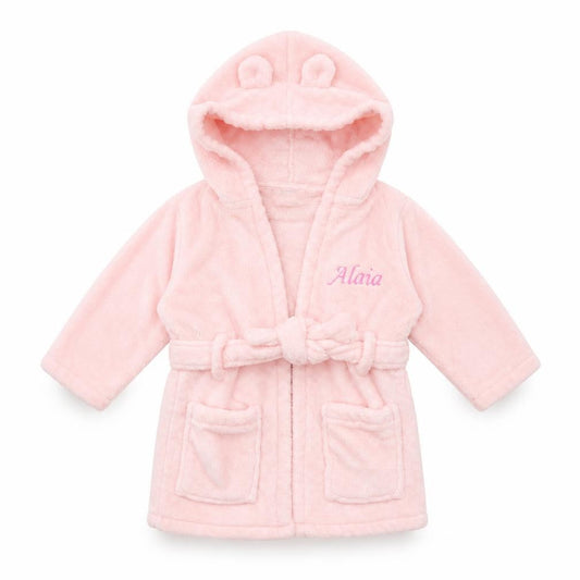 MY1STYEARS Girls Pink Solid   Robe Size 6-9 Months
