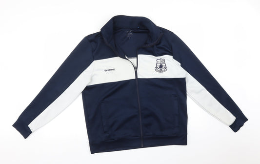 George Mens Multicoloured Striped  Full Zip Jumper Size M