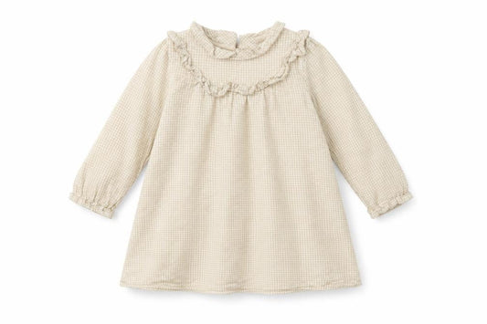 George Girls Beige Check  A-Line  Size 18-24 Months