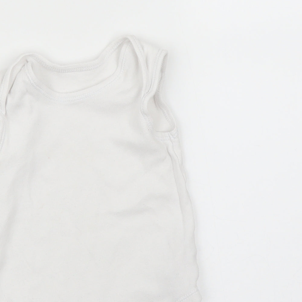 Primark Baby White   Babygrow One-Piece Size 12-18 Months