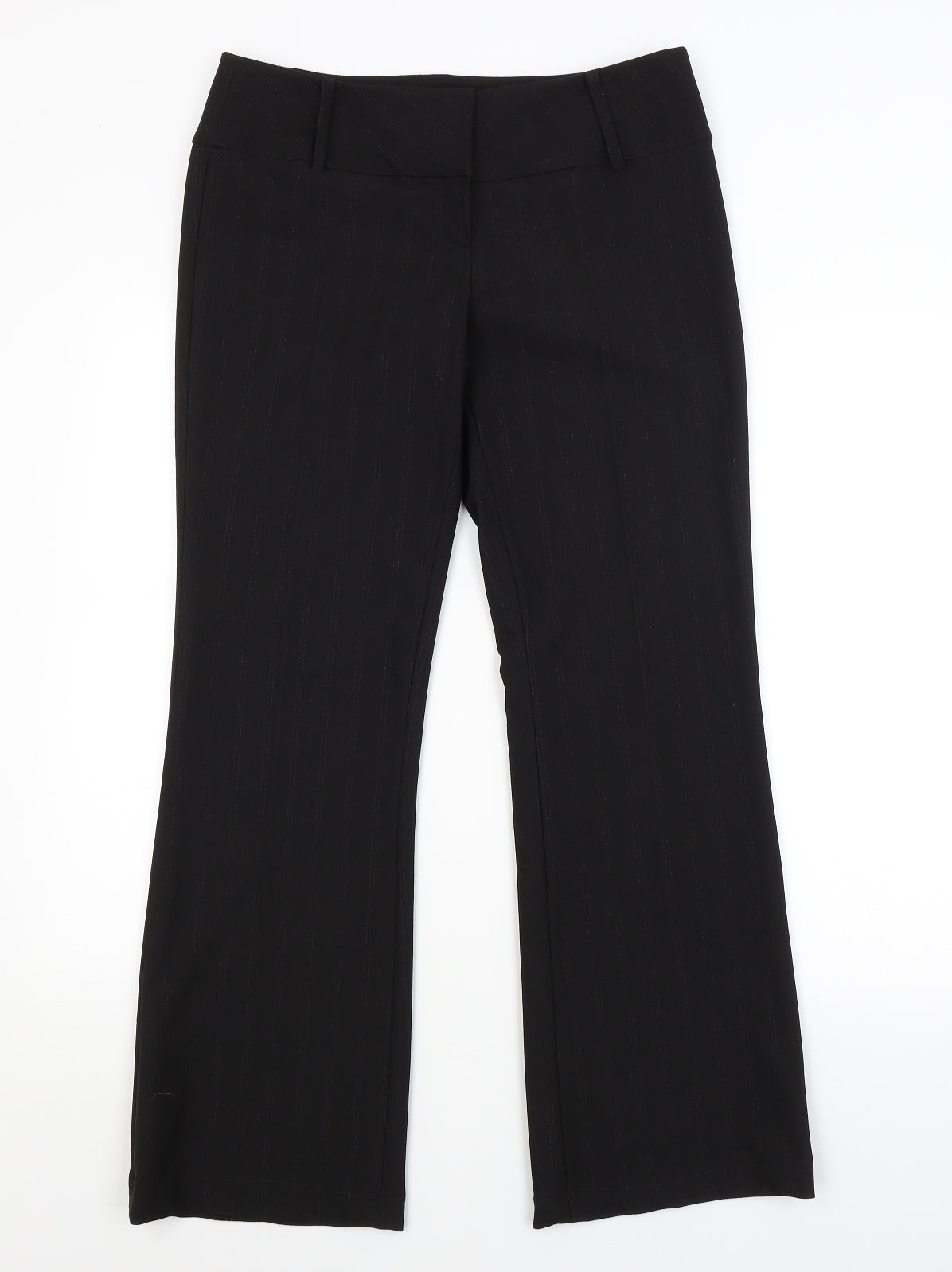 Womens UK Size 12 BAY Regular Fit  Black Trousers