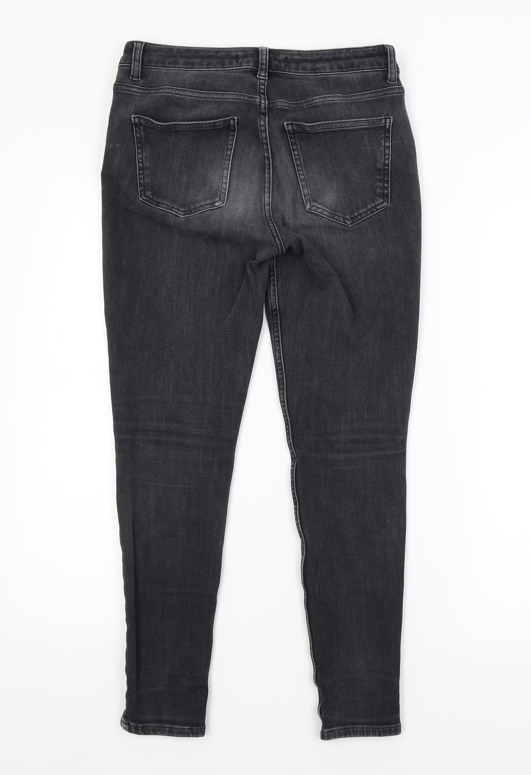 BY VERY Womens Grey   Skinny Jeans Size 10 L26 in
