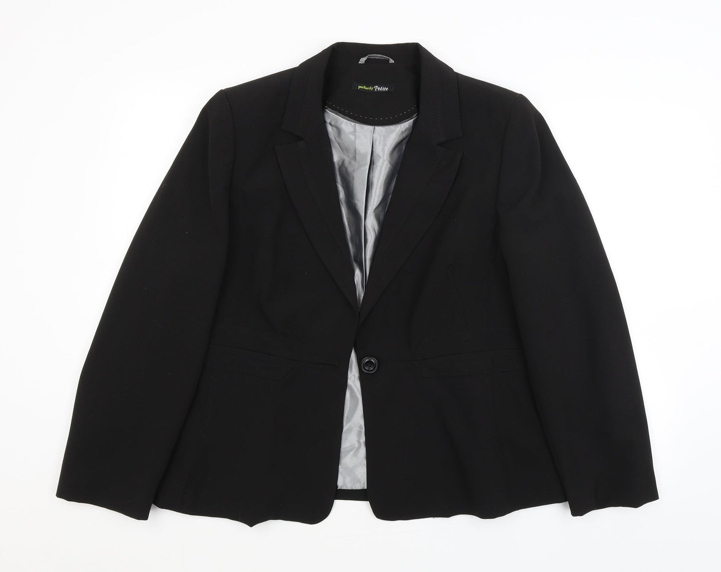 Womens UK Size  Preworn Black Jacket