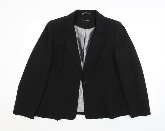 Womens UK Size  Preworn Black Jacket