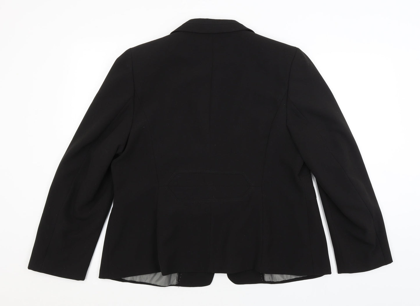 Womens UK Size  Preworn Black Jacket