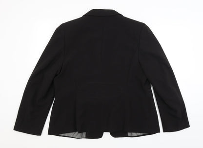 Womens UK Size  Preworn Black Jacket