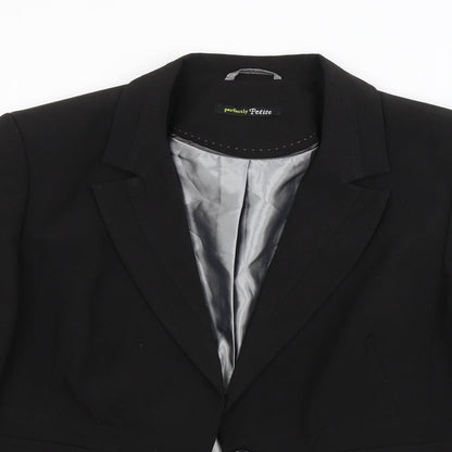 Womens UK Size  Preworn Black Jacket