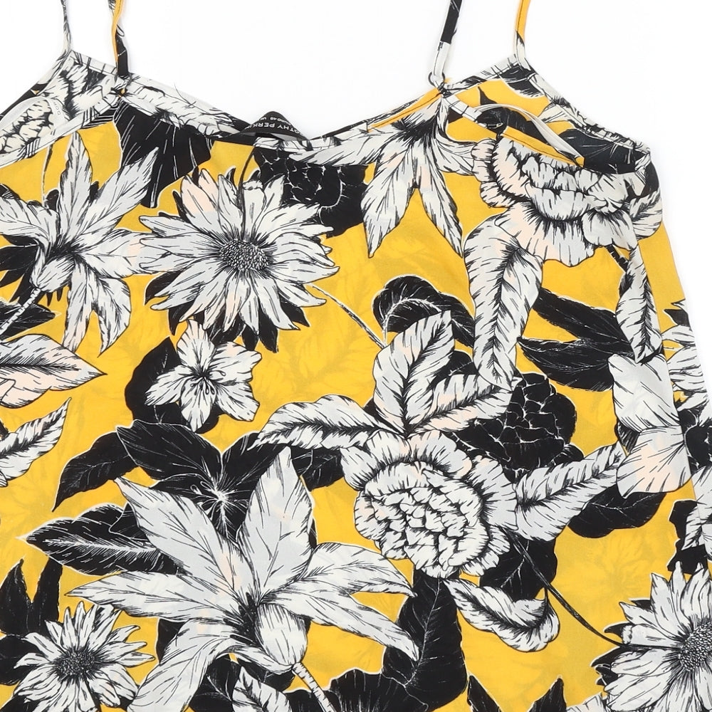 Womens UK Size 12 Dorothy Perkins Multicoloured Basic Tank