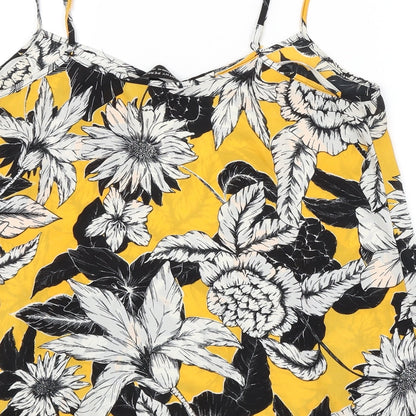 Womens UK Size 12 Dorothy Perkins Multicoloured Basic Tank