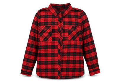 Womens UK Size XL Allegra K Red Basic Button-Up