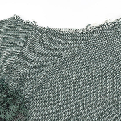 Womens UK Size S Pins & Needles Green Pullover Jumper