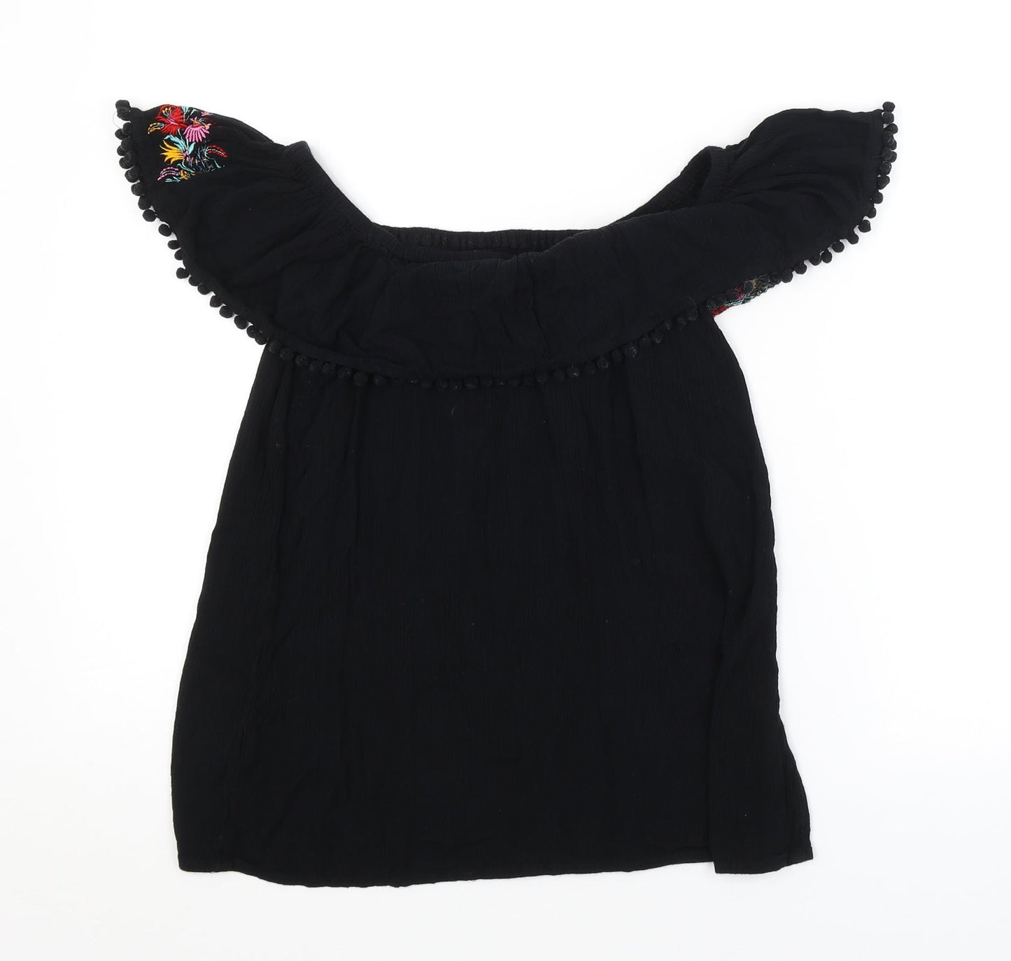 F&F Womens Black   Basic Blouse Size 10